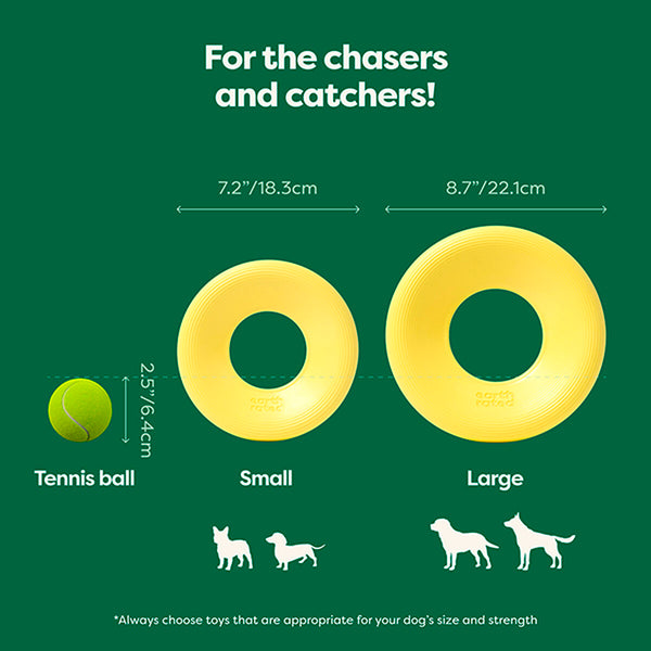 Kelluva Keltainen Koiranlelu Earth Rated