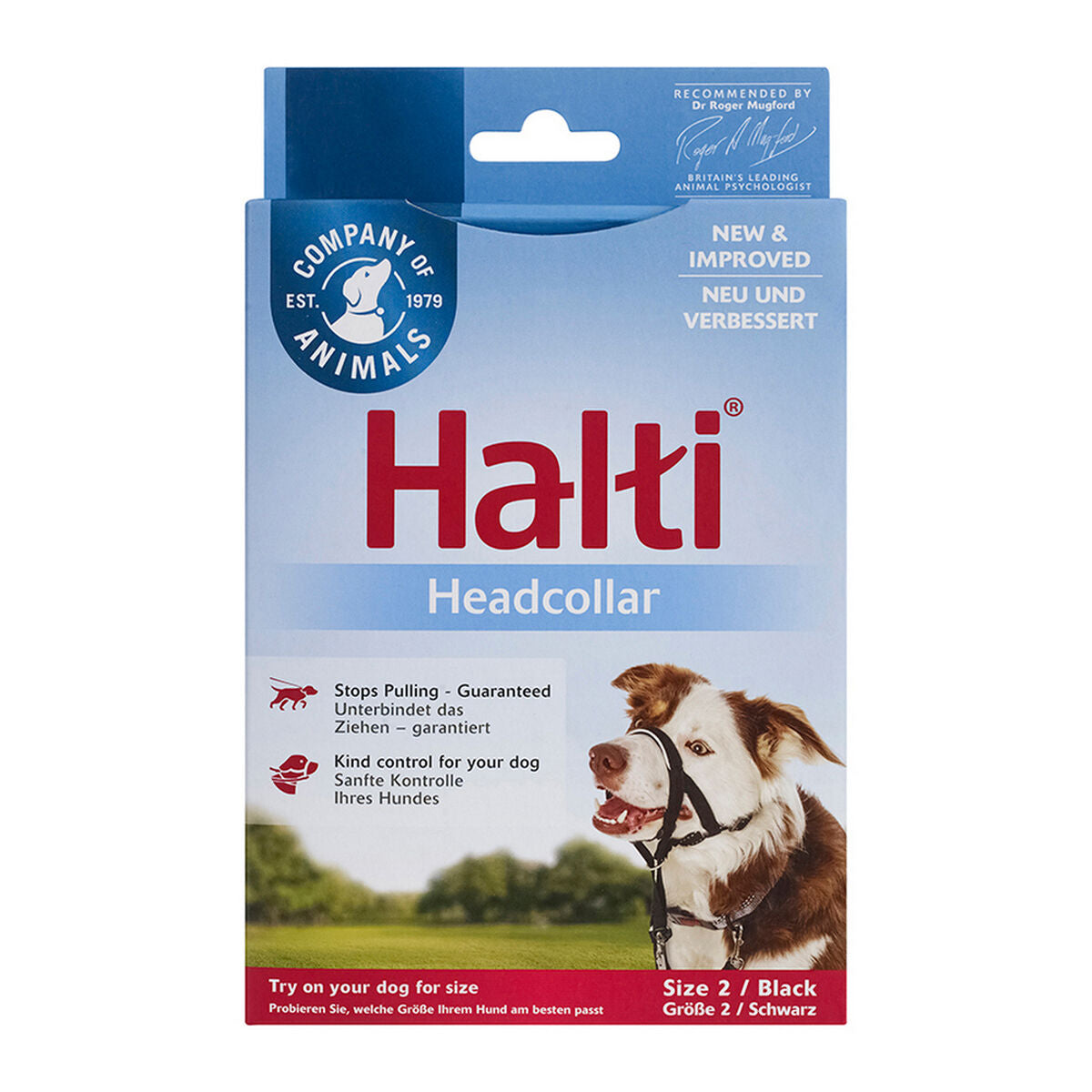 Harjoittelukauluri koiralle Halti Musta