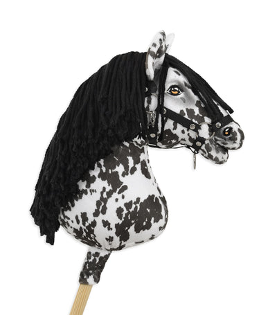 Premium Keppihevonen / Hobby Horse - Leopard with black A3