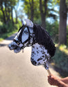 Premium Keppihevonen / Hobby Horse - Leopard with black A3