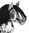 Super Hobby Horse - Super Hobby Horse Premium keppihevonen - leopardi mustalla harjalla A4