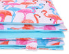 Bobono - Vauvan puuvillainen vuodevaatesetti 2-osainen 140x200 Junior - flamingo