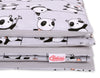 Pussilakanasetti Vauvalle - 120X90cm - Grey Panda