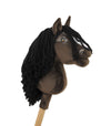 Super Hobby Horse - Super Hobby Horse Premium keppihevonen tummanruunikko hevonen A5