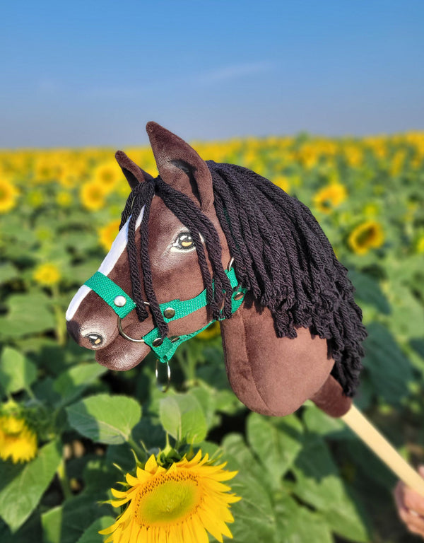 Super Hobby Horse - Super Hobby Horse Premium keppihevonen tummanruunikko hevonen A4