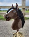 Premium Keppihevonen / Hobby Horse - Dark bay A3