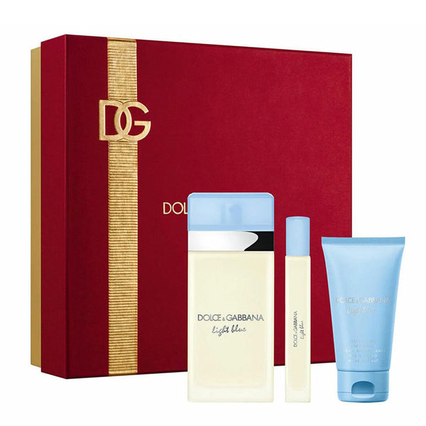 Dolce & Gabbana - Dolce & Gabbana Light Blue Edt 100 ml + Edt Mini 10 ml + Bc 50 ml (nainen)