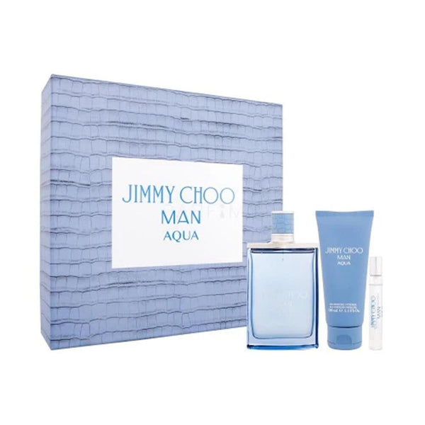 Jimmy Choo - Jimmy Choo Man Aqua Eau De Toilette 100Ml Vaporizador + Gel De Baño 100Ml + Vial 7 5Ml