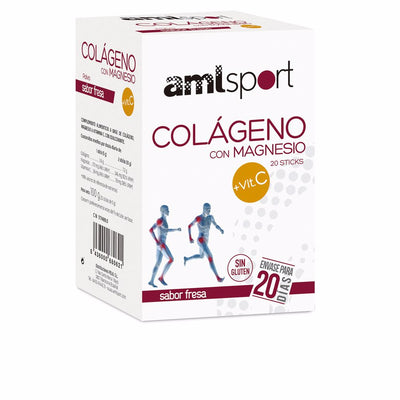 Colágeno Con Magnesio + Vit.C Sabor Fresa 20 Sticks