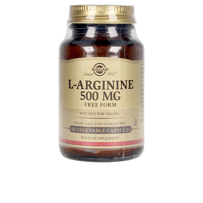 L-Arginina 500 Mg 50 Cápsulas Vegetales