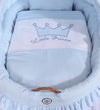 My Sweet Baby - Moose Basket/Wicker kuomukehto - Little Prince sininen