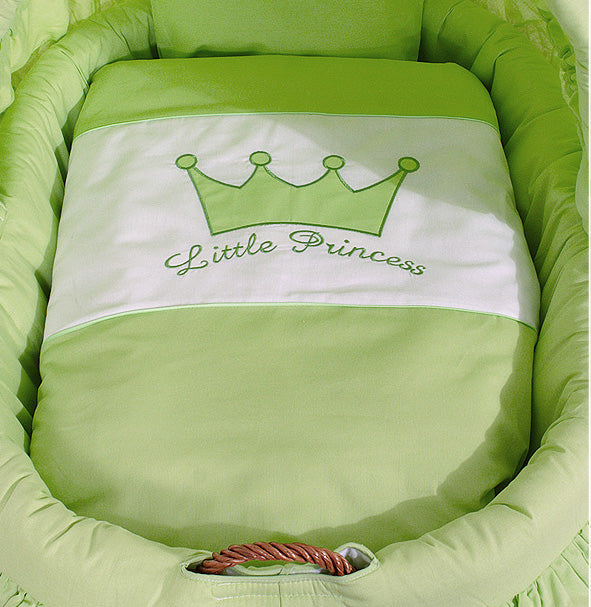 My Sweet Baby - Moses-kori/punottu kehtokupu - Little Princess vihreä