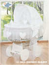 My Sweet Baby - Päällissetti 4 osaa Moses Basket/Wicker -kehtoon no. 58962-123 tai 78962-123