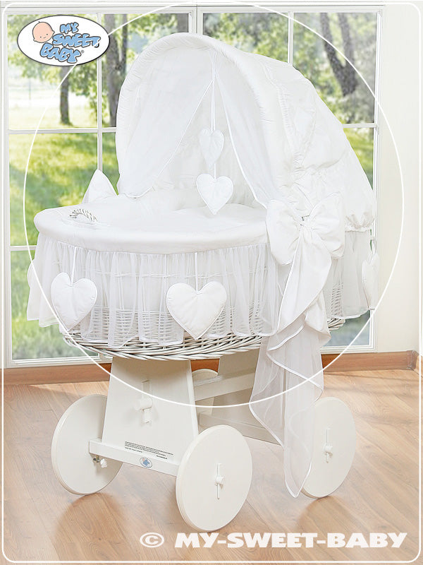 My Sweet Baby - Päällissetti 4 osaa Moses Basket/Wicker -kehtoon no. 58962-123 tai 78962-123