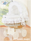 My Sweet Baby - 4-osainen päällissetti Moses Basket / Wicker crib -kehtoon 58962-102 tai 78962-102