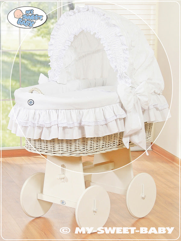 My Sweet Baby - 4-osainen päällissetti Moses Basket / Wicker crib -kehtoon 58962-102 tai 78962-102