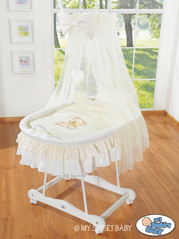 My Sweet Baby - Päällissetti 4 osaa Moses Basket/Wicker crib nro 99690e-321 ja 79690e-321