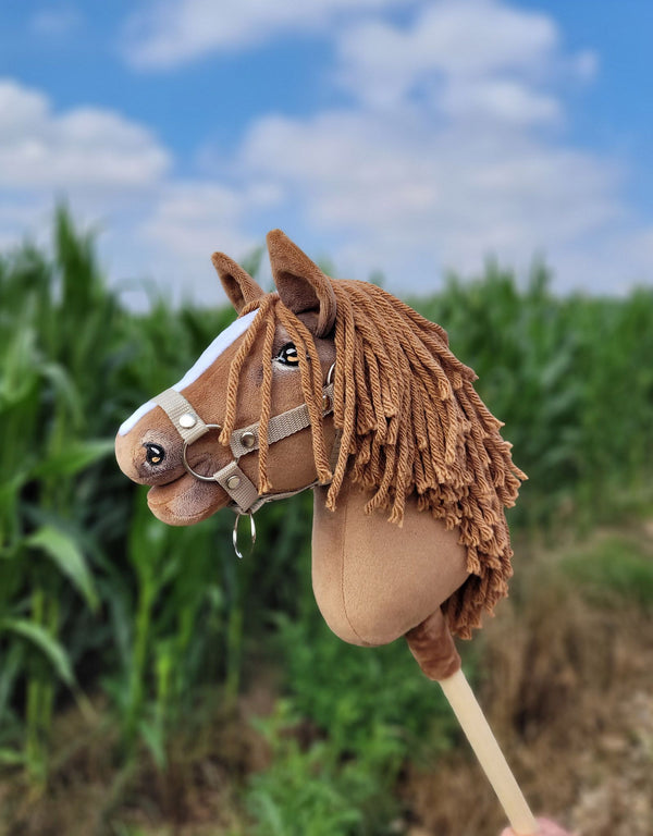 Super Hobby Horse - Super Hobby Horse Premium keppihevonen - vaaleanruunikko hevonen A4