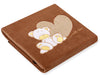 Vauvan Fleecepeitto - Teddy Bear With Heart Brown