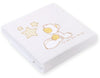 Vauvan Fleecepeitto - Teddy Bear With Stars White