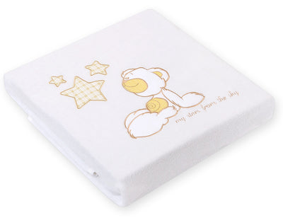 Vauvan Fleecepeitto - Teddy Bear With Stars White