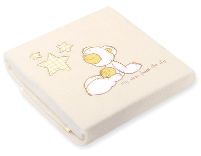 Vauvan Fleecepeitto - Teddy Bear With Stars Creme