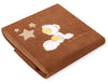 Vauvan Fleecepeitto - Teddy Bear With Stars Brown