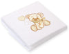 Vauvan Fleecepeitto - Bear With Bow White