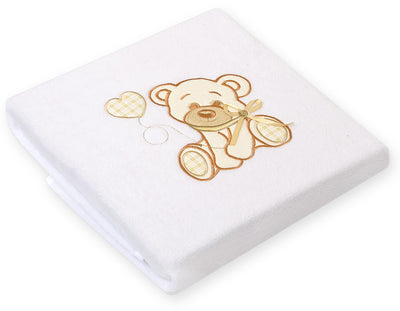 Vauvan Fleecepeitto - Bear With Bow White