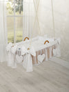 My Sweet Baby - Moses Basket riippukehto - harmaat pisteet