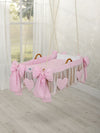 My Sweet Baby - Moses Basket riippokehto - vaaleanpunainen ruutu