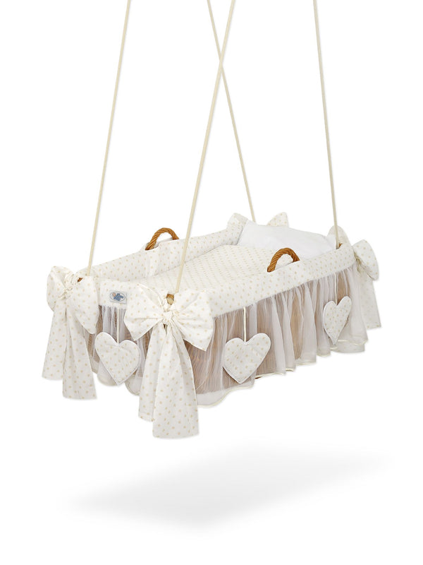 My Sweet Baby - Moses Basket riippokehto - kultaiset tähdet