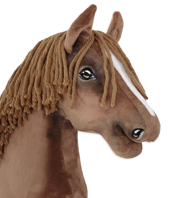 Super Hobby Horse - Super Hobby Horse Premium keppihevonen A3 - tumma kastanjanruskea hevonen