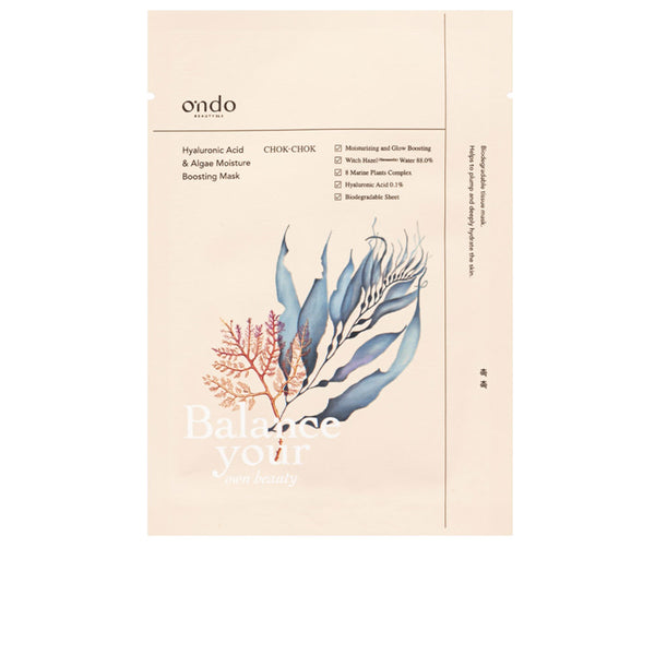 Ondo Beauty 36.5 - Hyaluronic Acid &amp; Algae Moisture boosting mask 25 ml