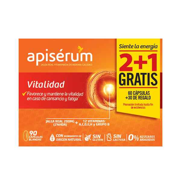 Apisérum - Apisérum Vitalidad 90 cápsulas