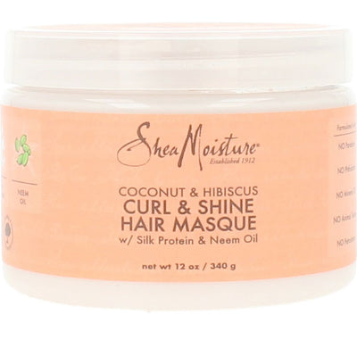 Coconut &Amp; Hibiscus Curl &Amp; Shine Hair Masque 340 Gr