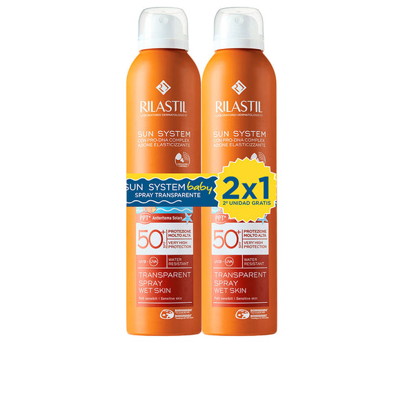 Rilastil - Sun System 50+ Baby Spray Transparente Pack 2 x 200 ml