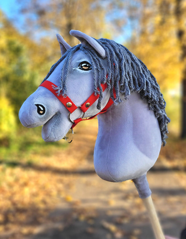 Super Hobby Horse - Super Hobby Horse Premium keppihevonen A3 - harmaa hevonen harmaalla harjalla