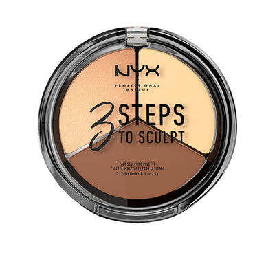 3 Steps To Sculpt Face Sculpting Palette #Light