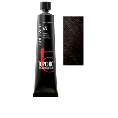 Topchic Permanent Hair Color #4N 60 Ml
