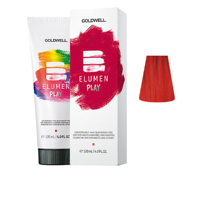 Elumen Play Semi Permanent Hair Color Oxidant-Free #Red 120 Ml