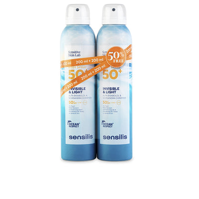 Invisible &Amp; Light Body Spray Spf50+ Pack 2 X 200 Ml