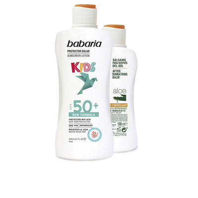 Babaria Solar infantil spf50+ maito lot 2 pz