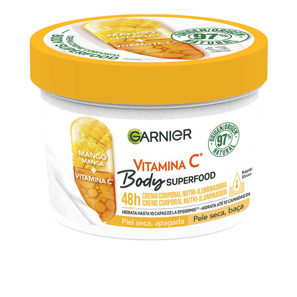 Garnier - Body Superfood Mango nutri-illuminating body cream for dry dull skin 380 ml