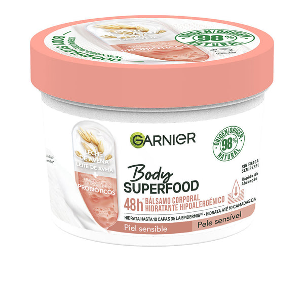 Garnier - Body Superfood Avena bálsamo corporal hidratante hipoalergénico piel sensible 380 ml