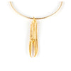 Tuent Elastic Necklace #Shiny Gold 1 U