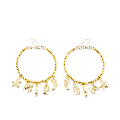 Formentor Earrings #Shiny Gold 1 U