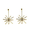 Sun Earrings #Shiny Gold 1 U