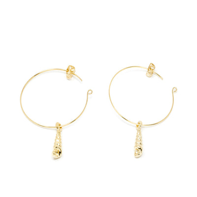 Agulla Earrings #Gold Glitter 1 U