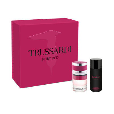 Trussardi Ruby red etui 2 kpl